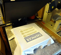 Textildruck Sublimation pressen